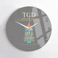 Thumbnail for Podgorica Airport TGD Wall-Clock No-Frame - Gray