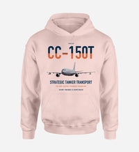 Thumbnail for Airbus CC-150T Polaris design on pink double-side hoodie, single-side print