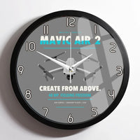 Thumbnail for DJI Mavic Air 2 design on gray framed wall clock