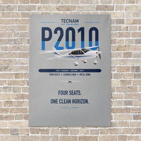 Thumbnail for Tecnam P2010 vertical canvas print - no frame - light gray background
