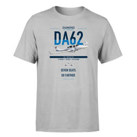 Thumbnail for Diamond DA62 design on light gray t-shirt, single-side print