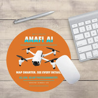 Thumbnail for Parrot ANAFI Ai design on orange round mouse pad