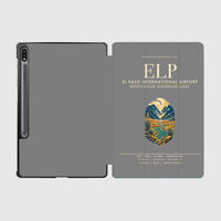 Thumbnail for El Paso International Airport (ELP) design on gray samsung tablet tablet case