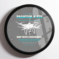 Thumbnail for DJI Phantom 4 RTK design on gray framed wall clock