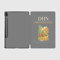 Thumbnail for Dothan Regional Airport (DHN) design on gray samsung tablet tablet case
