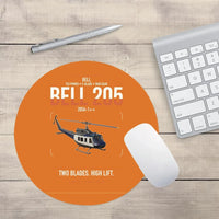 Thumbnail for Bell 205A-1++ design on orange round mouse pad