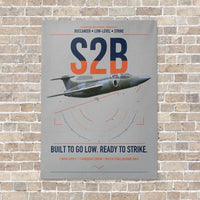 Thumbnail for Blackburn Buccaneer S2B vertical canvas print - no frame - light gray background
