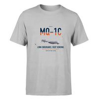 Thumbnail for MQ-1C Gray Eagle ER design on light gray double-side t-shirt, single-side print