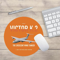Thumbnail for Handley Page Victor K.2 design on orange round mouse pad