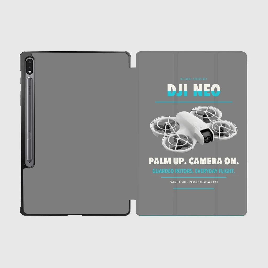 DJI Neo design on gray samsung tablet tablet case