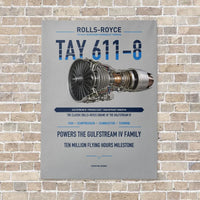 Thumbnail for TAY 611-8 vertical canvas print - no frame - light gray background