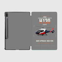 Thumbnail for Airbus H130 design on gray samsung tablet tablet case