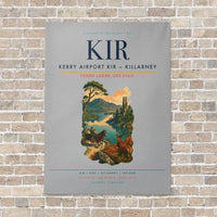 Thumbnail for Kerry Airport KIR — Killarney vertical canvas print - no frame - light gray background
