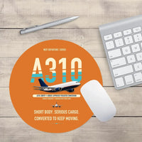 Thumbnail for Airbus A310-200P2F design on orange round mouse pad