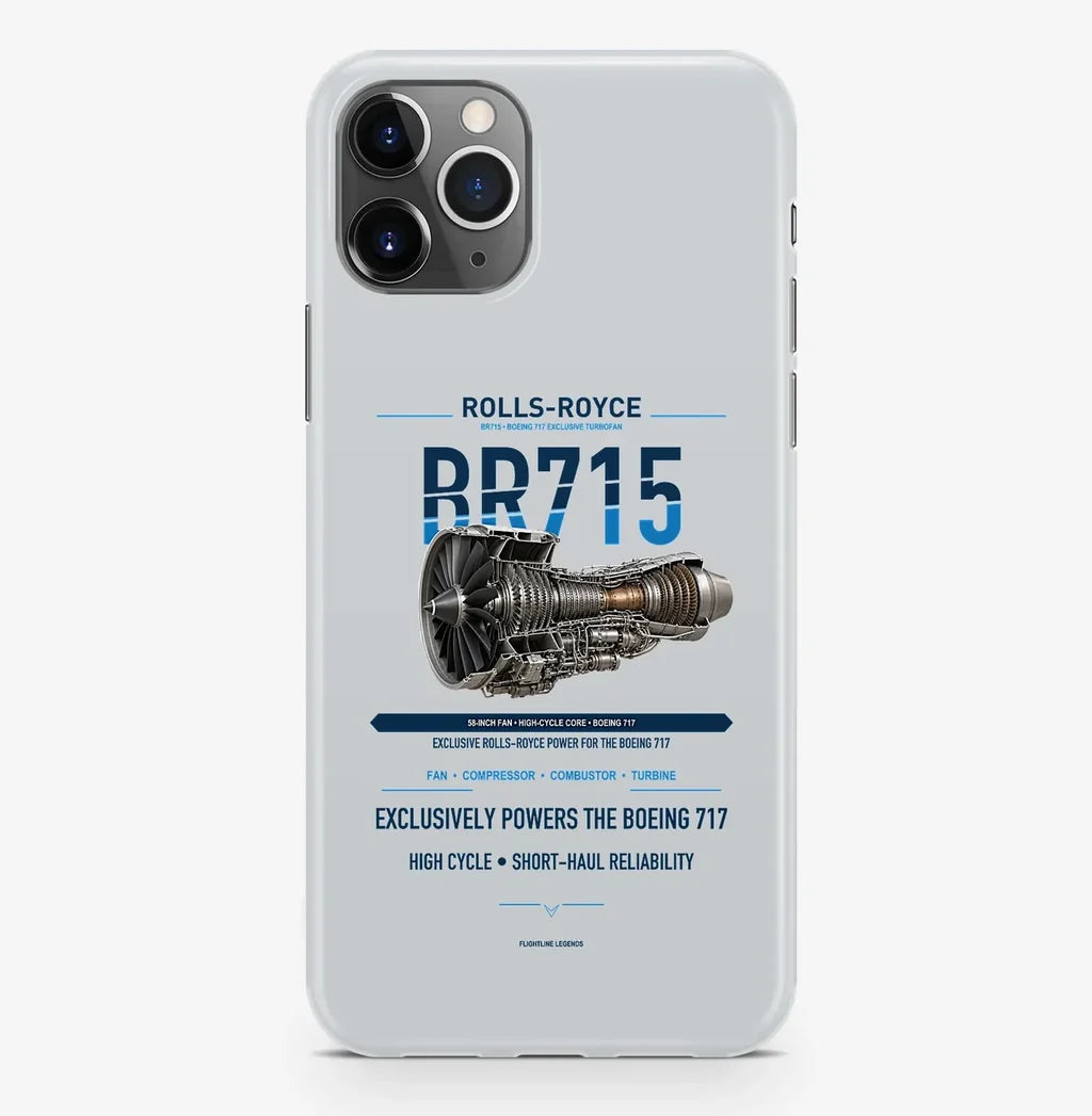 BR715 Case ProMax design on light gray iphone case promax