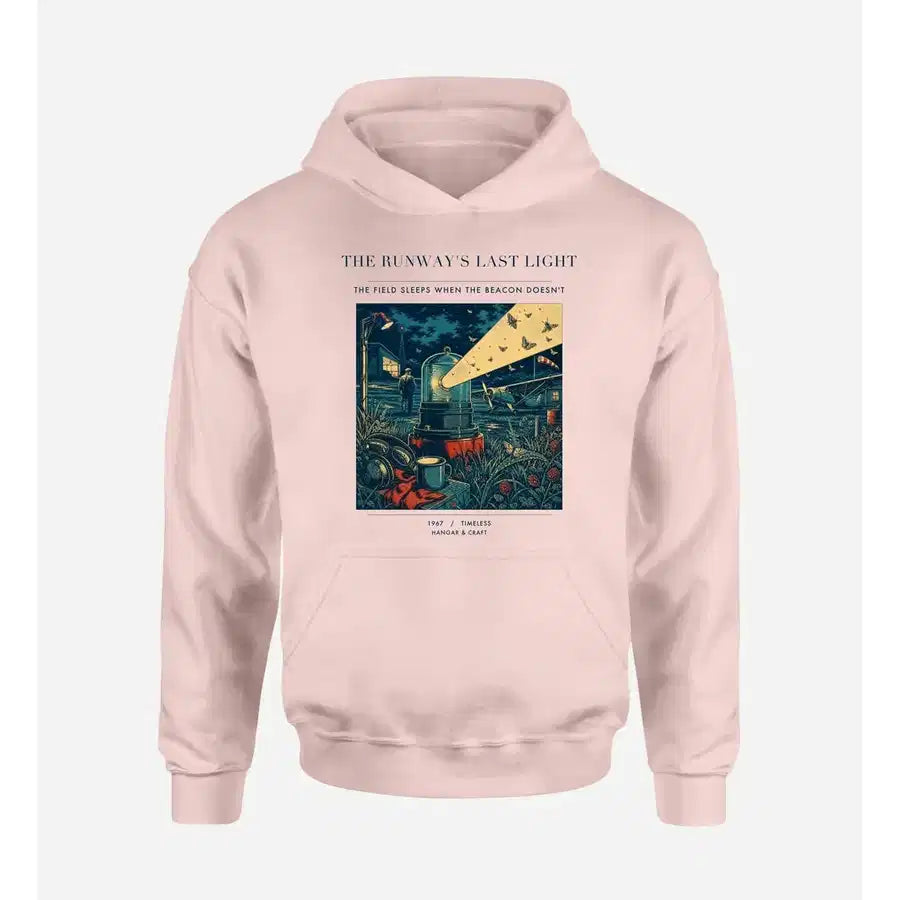 VINTAGE G4425 - The Runway's Last Light - Premium Hoodie design on pink premium