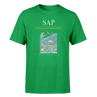 Thumbnail for Ramón Villeda Morales International Airport (SAP) T-Shirt single-side front print in Green | ramón-villeda-morales-international-airport-sap-double-side-t-shirt