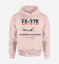 Thumbnail for EA-37B Compass Call design on pink double-side hoodie, single-side print