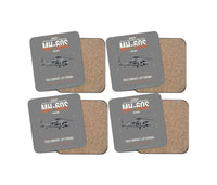 Thumbnail for Sikorsky MH-60S Seahawk design on gray 4 pieces set coaster
