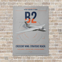 Thumbnail for Handley Page Victor B2 vertical canvas print - no frame - light gray background