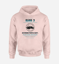 Thumbnail for Flyability Elios 3 design on pink hoodie single side