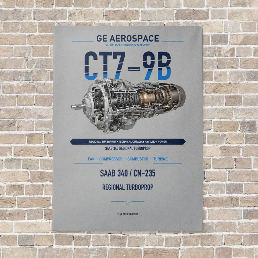 CT7-9B vertical canvas print - no frame - light gray background