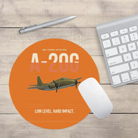Thumbnail for A-20G Havoc design on orange round mouse pad
