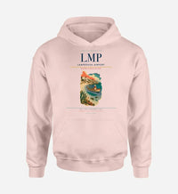 Thumbnail for Lampedusa Airport (LMP) design on pink hoodie single-side print