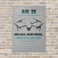 Thumbnail for DJI Air 2S vertical canvas print - no frame - light gray background