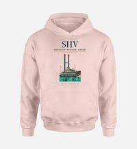 Thumbnail for Shreveport Regional Airport (SHV) design on pink hoodie single-side print
