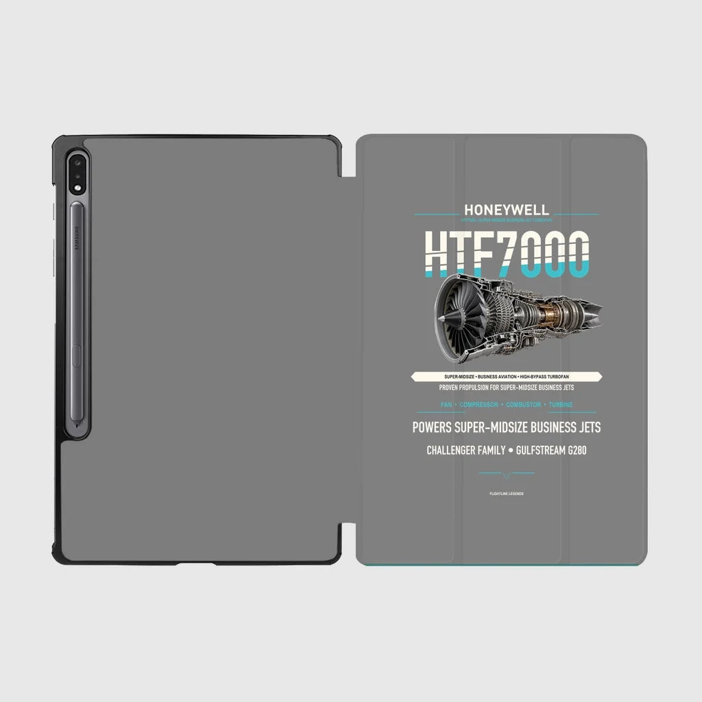 HTF7000 design on gray samsung tablet tablet case