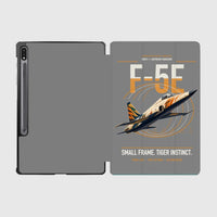 Thumbnail for F-5E Tiger II design on gray samsung tablet tablet case