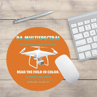 Thumbnail for DJI P4 Multispectral design on orange round mouse pad