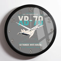 Thumbnail for XB-70A Valkyrie design on gray framed wall clock