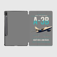 Thumbnail for A-3B Skywarrior design on gray samsung tablet tablet case