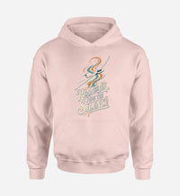 Thumbnail for SIGNAL 571 - Read The Air Ride The Silence design on pink hoodie single side