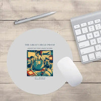 Thumbnail for VINTAGE G4292 - The Great Circle Proof - Designed Mouse Pads design on lightgray round