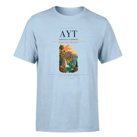 Thumbnail for Antalya Airport (AYT) Premium T-Shirt Light Blue