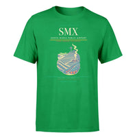 Thumbnail for Santa Maria Public Airport (SMX) T-Shirt single-side front print in Green | santa-maria-public-airport-smx-double-side-t-shirt