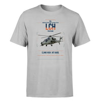 Thumbnail for HAL LCH Prachand design on light gray t-shirt, single-side print