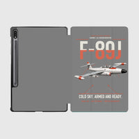Thumbnail for F-89J Scorpion design on gray samsung tablet tablet case
