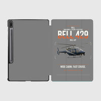 Thumbnail for Bell 429 design on gray samsung tablet tablet case