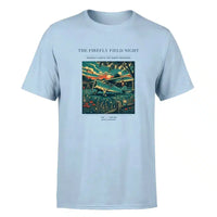 Thumbnail for VINTAGE G4400 - The Firefly Field Night - Premium T-Shirt design on lightblue premium t shirt