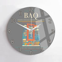 Thumbnail for Ernesto Cortissoz International Airport BAQ Wall-Clock No-Frame - Gray