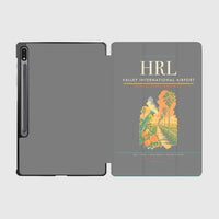 Thumbnail for Valley International Airport (HRL) design on gray samsung tablet tablet case