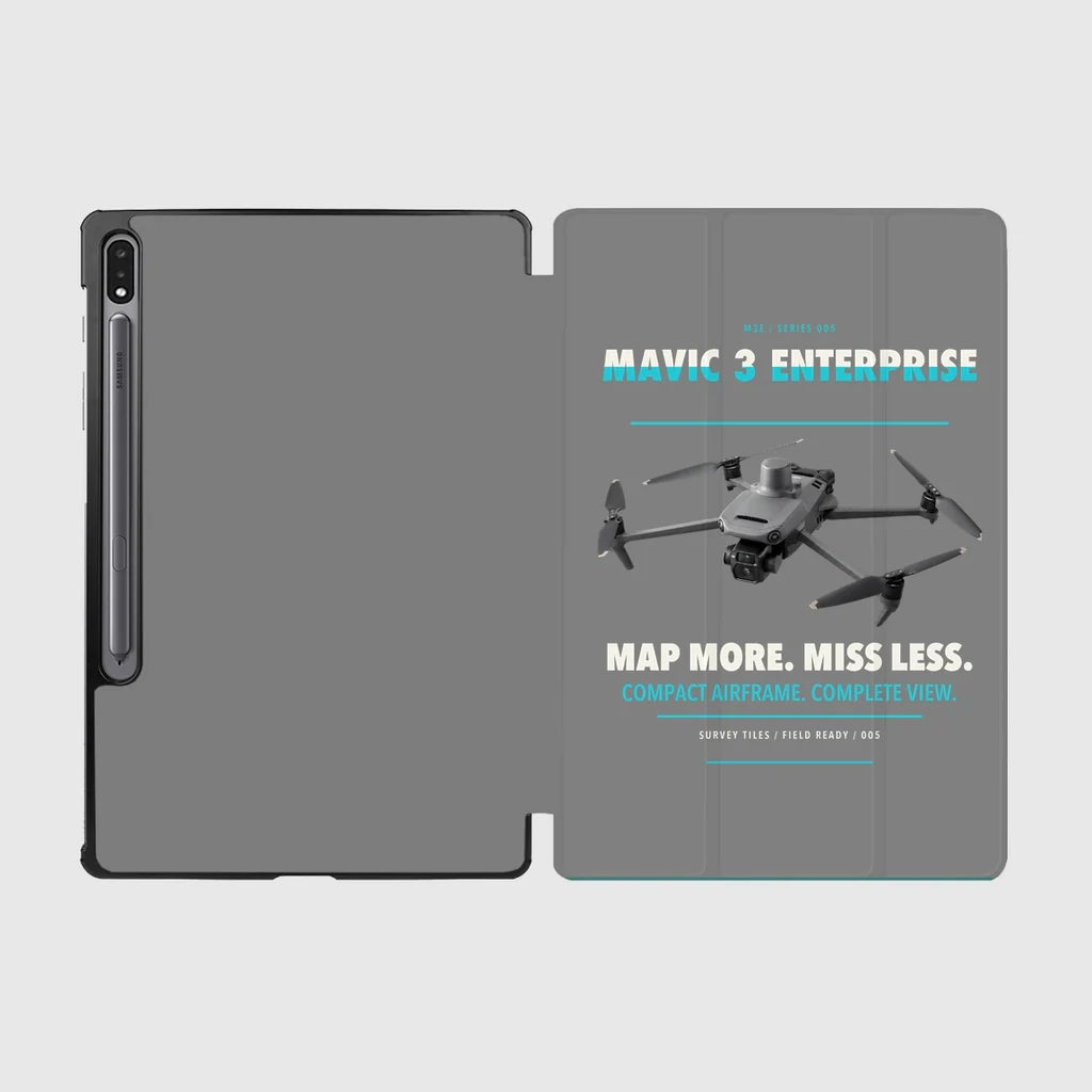 DJI Mavic 3 Enterprise design on gray samsung tablet tablet case