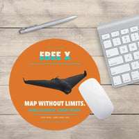 Thumbnail for AgEagle eBee X design on orange round mouse pad