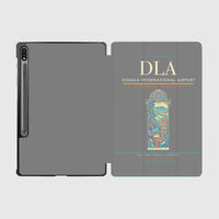 Thumbnail for Douala International Airport (DLA) design on gray samsung tablet tablet case