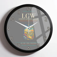 Thumbnail for London Gatwick Airport LGW Wall-Clock Framed - Gray