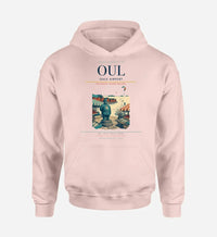 Thumbnail for Oulu Airport (OUL) design on pink hoodie single-side print